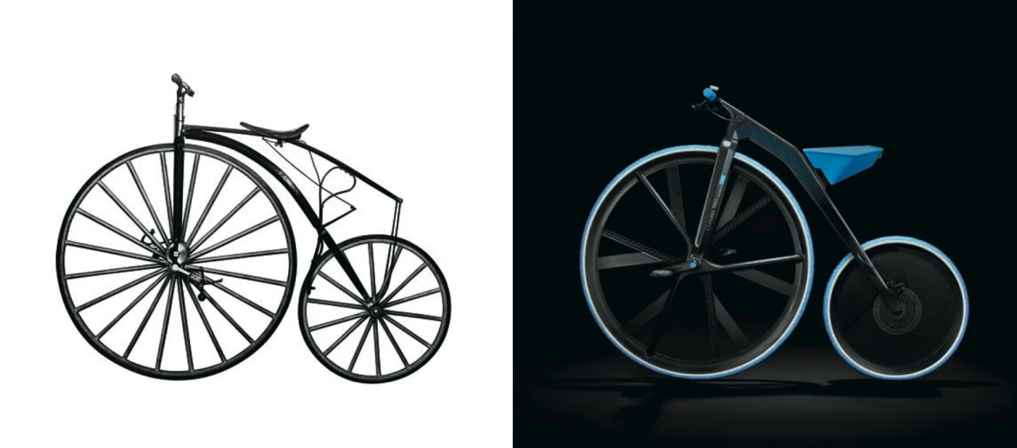 BASF reinvents the penny-farthing with high-tech plastics and e-drive